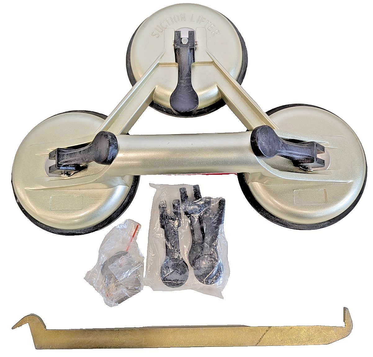 Veribor Glass Suction Lifter 3-Cup Used in Box