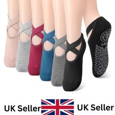Non-Slip Yoga Socks Women Pilates Fitness Ballet Grip Anti-Slip Socks