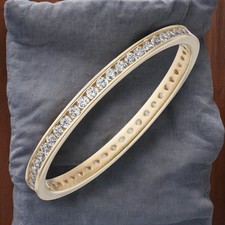 Damen Ring schmal 333 Gold Gelbgold mit Zirko...