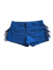 Lilly Pulitzer Navy Jacquard Ellie Fringe Bermuda Shorts Women's Size 8