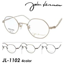 John Lennon John Lennon glasses JL-1102 col.1/2/3/4 45mm Made in Japan TITANIUM