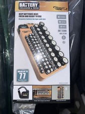 The Battery Storage Organizer Case and Battery Tester, Holds 77 batteries New