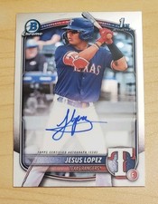 2025 Bowman - Chrome Prospect Autographs Jesus Lopez #CPA-JLO (AU, RC)
