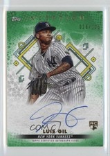2022 Inception Base Rookie and Emerging Stars Green 26/125 Luis Gil Auto 1l0s