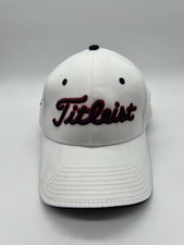 Titleist St. Joseph New Era White Black Red Adjustable Hat Michigan Golf