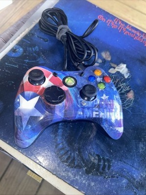 PDP Wired Controller For Microsoft  Xbox 360 Captain America WM-037-013
