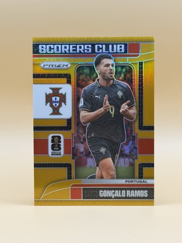 GONCALO RAMOS - 2026 Prizm World Cup - SCORERS CLUB - True Gold /10 - Portugal