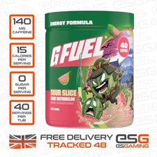 G Fuel Sour Slice Tub | Energy Drink Powder | 40 Servings | UK Seller | GFUEL