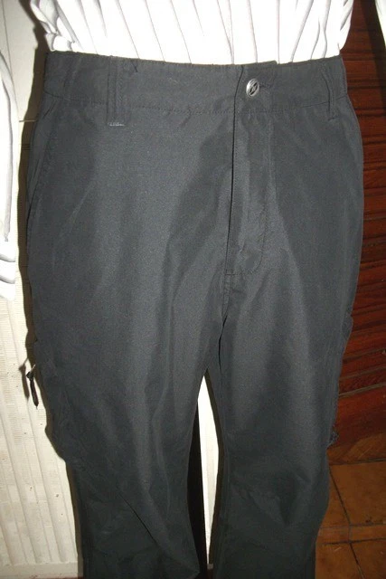 Pantalon polyester noir The No Fear Evolution S 40 multi poches taille réglable - Photo 2/4