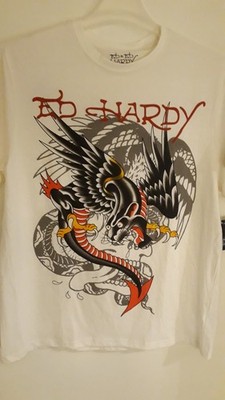 Ed Hardy New Tiger T shirt mens Large