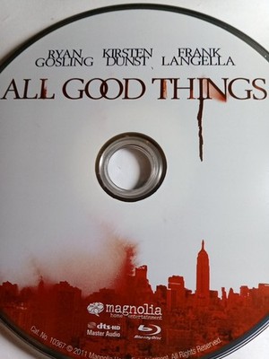 ALL GOOD THINGS BLU RAY DISC ONLY USED TESTED FREESHIP NOTRACKING