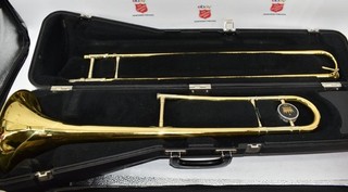 King 606 Trombone Serial#9990 1 with Black Hard Case