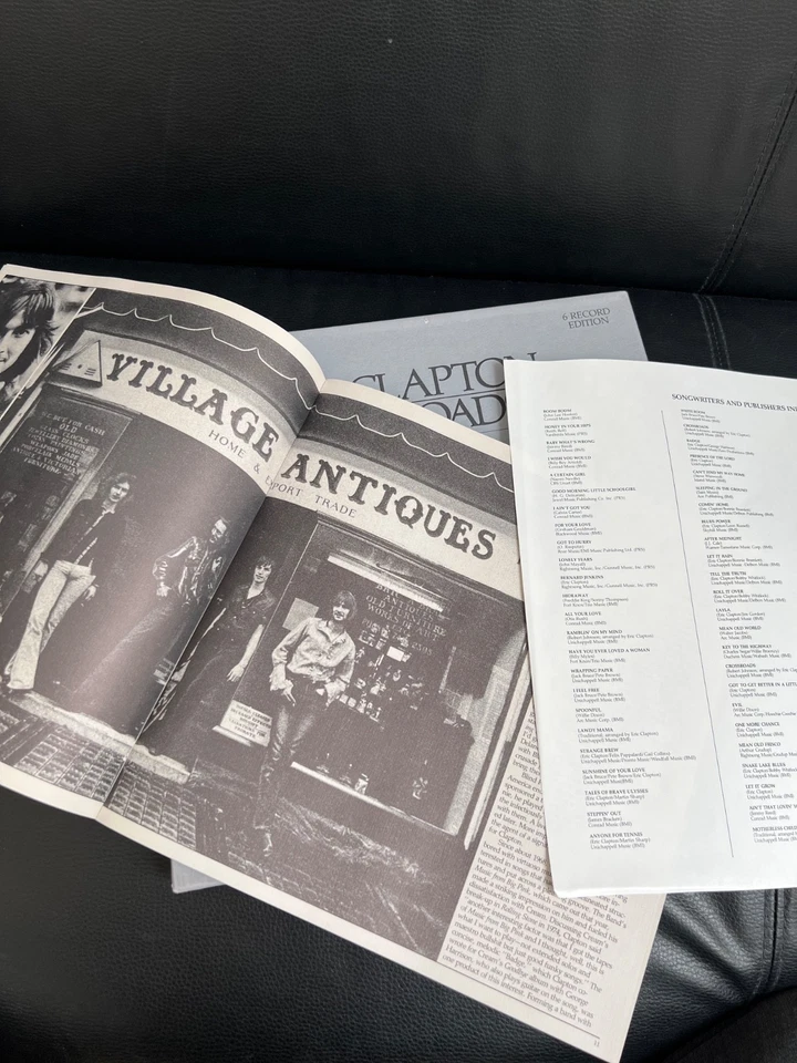 ERIC CLAPTON / Crossroads Box -6 LP-Vinyl: NM/ Cover: EX+/ 1st.EU.1988 -COMPLETE - Bild 3 von 4