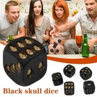 Polyhedral Black Skull Dice funny Game Dice For Dungeons 2024 Dice W7J3 F2O2