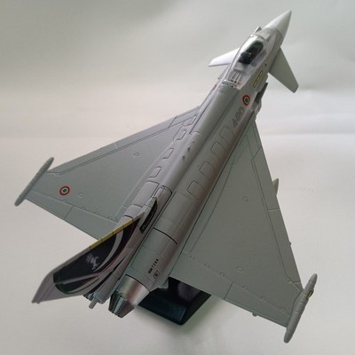 1:100 Italian Eurofighter 2000 Typhoon Fighter Model Diecast Military Collection