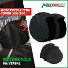 New Thicken Tire Warmer Windstop 2pc Front Rear for 17inch Motorcycle Tire A