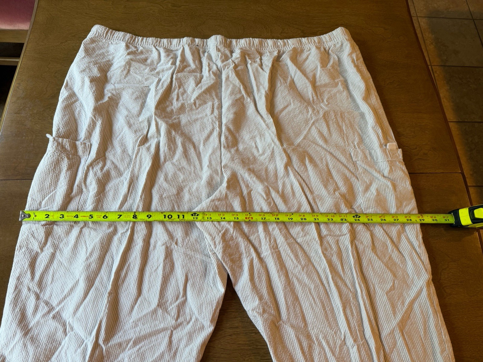 Basic Editions 100% Cotton Pull On Cropped Pants … - image 11