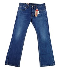 Levi's 527 Slim Bootcut Jeans Men 34x30 Blue Medium Wash Stretch Denim NEW