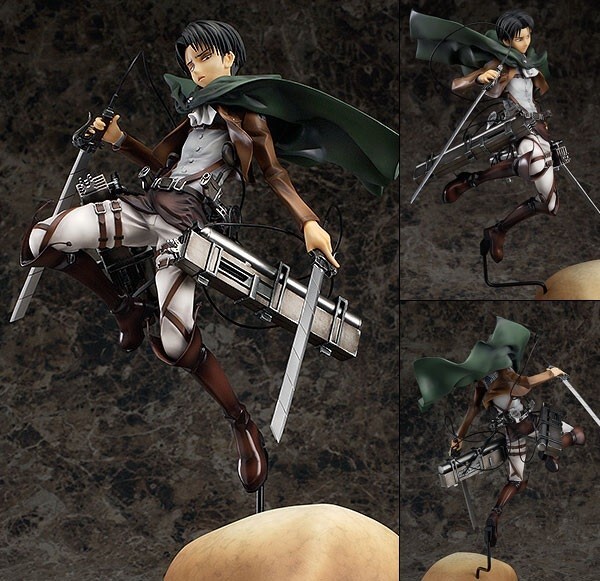 進撃の巨人 リヴァイ 1/8scale pre-painted figure Brave-Act Attack on Titan 1/8 Scale Pre-Painted Figure Levi