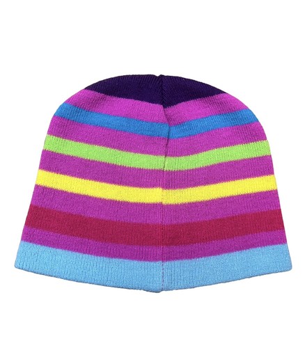 Hasbro My Little Pony Hat Striped Beanie Knit Cap - Picture 2 of 3