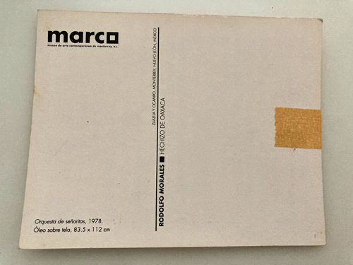 Rodolfo Morales "Orquesta de Senorita Lady's Orchestra" 1978 The Art Museum - Picture 4 of 5