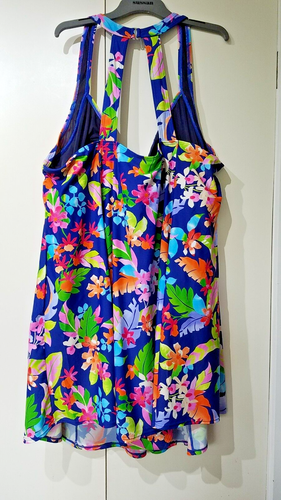 Avenue by City Chic size 30 Racer back BORA BORA womens Swim Dress Swimsuit NEW - Picture 3 of 3