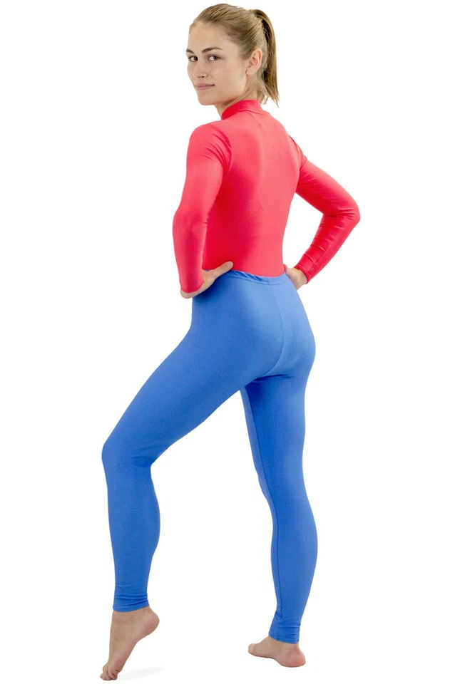 Damen Leggings lange Sporthose stretch shiny Yoga Pants hauteng hauteng glänzend - Bild 4 von 4