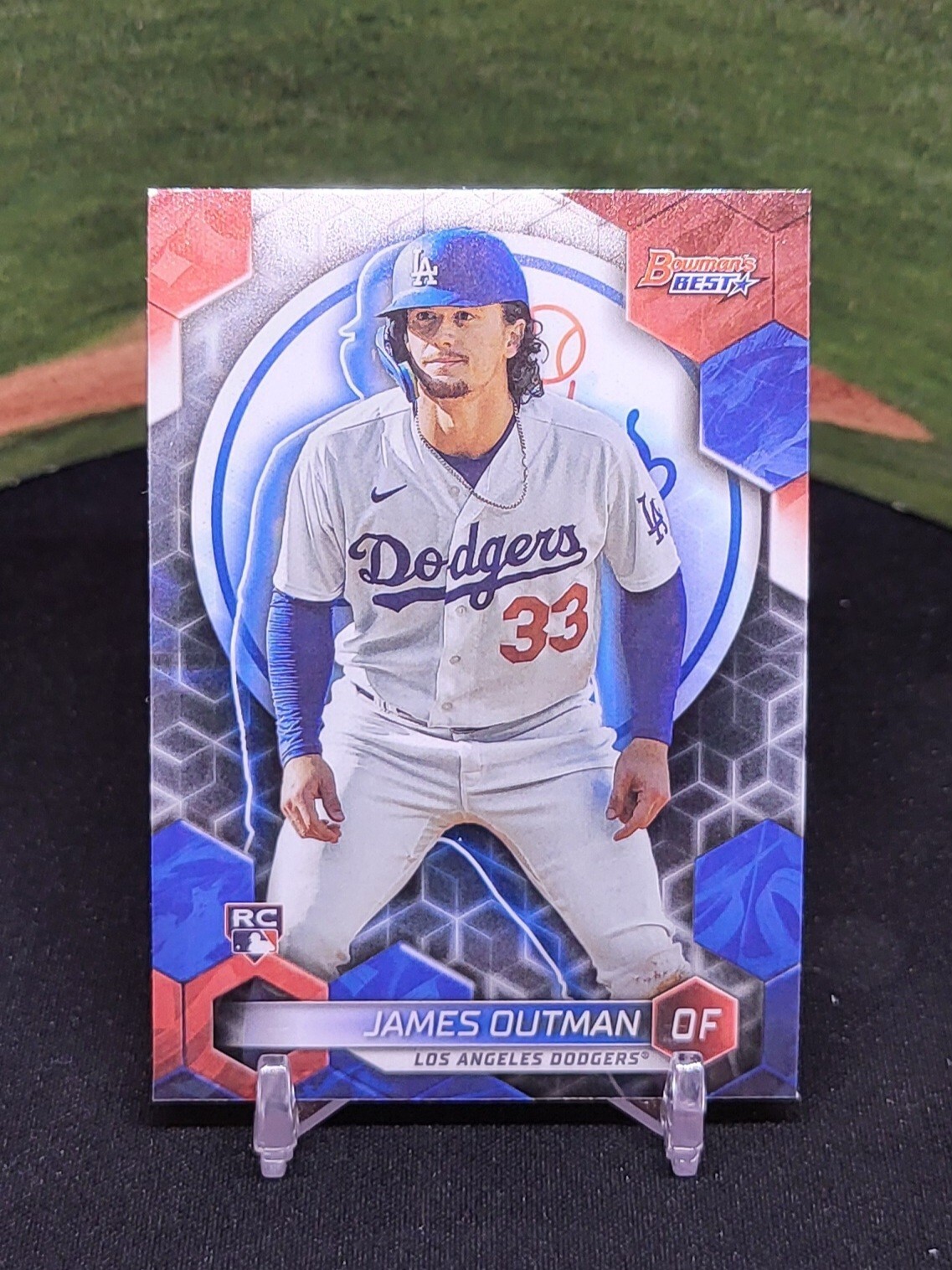 2023 Bowman's Best Base James Outman RC Los Angeles Dodgers #63 (B)