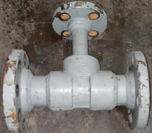 STEEL 2" FLANGED WEDGE GATE VALVE 6-1/2", 6" & 5" FLANGES 7/8" FLANGE HOLES