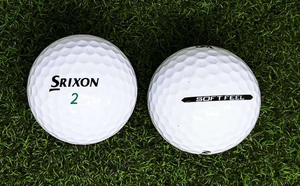 24 pelotas de golf Srixon Soft Feel usadas en blanco 5A Foto 4 de 4
