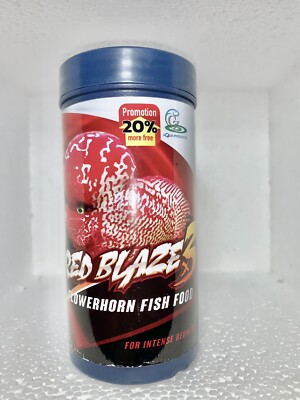 FLOWERHORN FISH FOODS - CZ AQUA - RED BLAZE3 100G - FREE SHIPPING