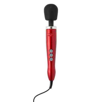 Doxy Die Cast Wand Massager Red Vibrator Massagestab Power Nackenmassage Silikon