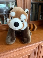 Wild Republic Endangered Red Panda Soft Clean Plush Furry Tail EUC