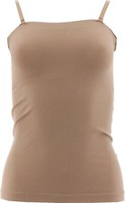 Rhonda Shear Cnvertible Seamless Shelf Bra 2Pc Nude Lavender M NWOT 292