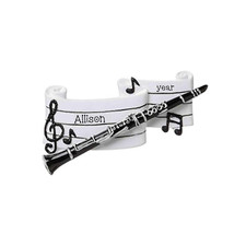 Musical Instruments/Marching Band/Flute/Clarinet Personalized Christmas Ornament