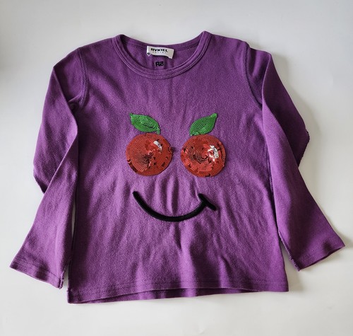 Sonia Rykiel Girls' Cotton Blend Sequin Embellished Top Sz 4 Years Pre-owned - Picture 3 of 7