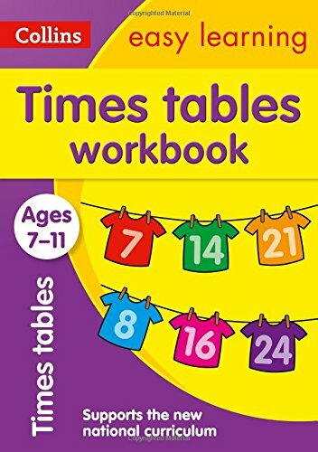 Times Tables Workbook Ages 7-11: New Edition (Collins Easy Learning KS2) By Col