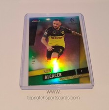 2019/20 Topps Finest UEFA CL Soccer Green Paco Alcacer 42/99