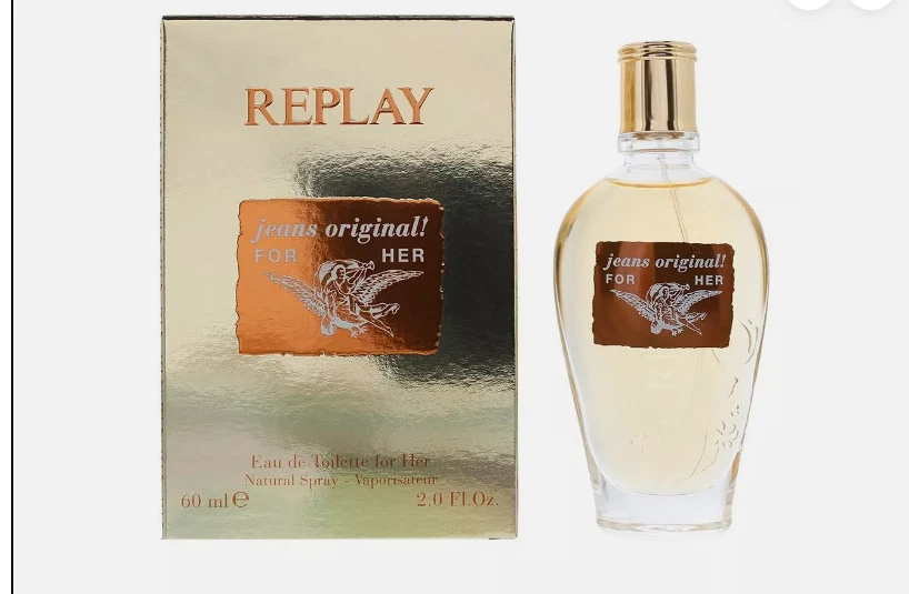 Replay Parfums Jeans Original Pour Elle Eau De Toilette 60 Ml 2.0 Fl.Oz Spray - Photo 1/1