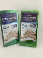 2 Pack Nopunzel Wax Strips Effective Hair Removal 42 Strips Per Box