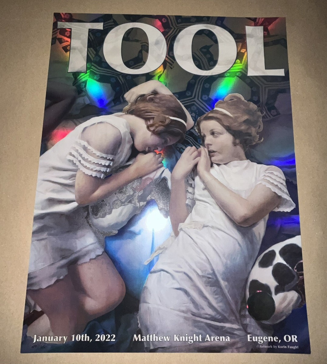 Tool Poster 1/10 2022 Eugene Oregon Matthew Knight Arena Korin