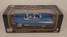 1957 Blue Chevy Bel Air Convertible Yat Ming Road Legends Diecast 1:18 Scale 10"