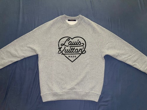Grey Sweatshirt Squared LV Printed Size 