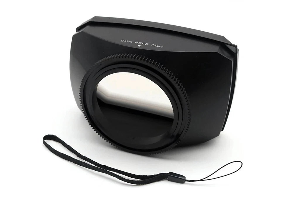 72mm MENNON 16:9 DV Video Camera Lens Hood with White Balance Hood Cap UK STOCK - Image 2 of 4