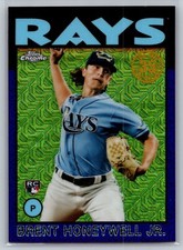 2021 Topps Update #86C-6 Brent Honeywell Jr.  1986 Topps Chrome Purple