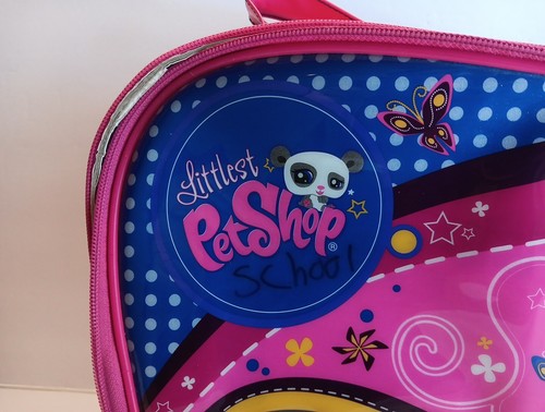Littlest Pet Shop LPS Pink Vinyl Zippered Carrying Case w/Insert - Picture 5 of 13