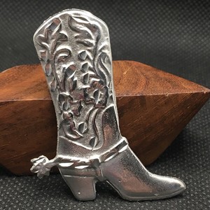 pewter cowboy boots
