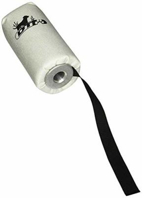 D.T. Systems  Dog Training Launcher Dummy, Bright White with Black Streamer