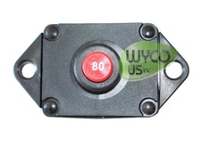 (1) CIRCUIT BREAKER, 80A, ADVANCE HYDRO-RETRIEVER 3800 RIDER SCRUBBER, 10C41