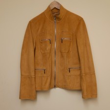 Fuchs Schmitt Jacket, Uk Size 8 Brown Tan Pockets